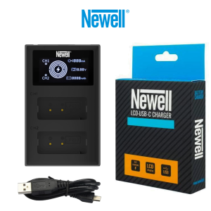 Ładowarka dwukanałowa Newell FDL-USB-C do akumulatorów LP-E17