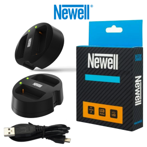Ładowarka dwukanałowa Newell SDC-USB do akumulatorów serii NP-F550, FM50, FM500H
