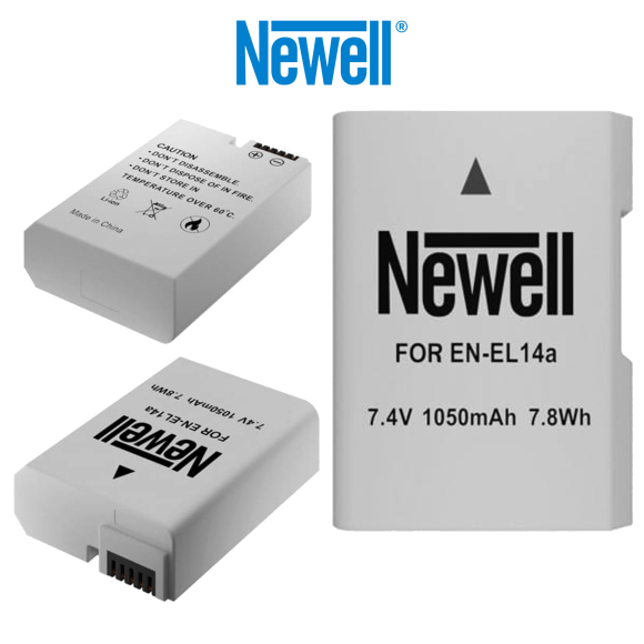 Akumulator Newell EN-EL14A Nikon D3100, D3200, D3300, D5200, D5300, Df