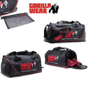Torba sportowa na trening siłownię z kieszenią na buty GORILLA WEAR JEROME