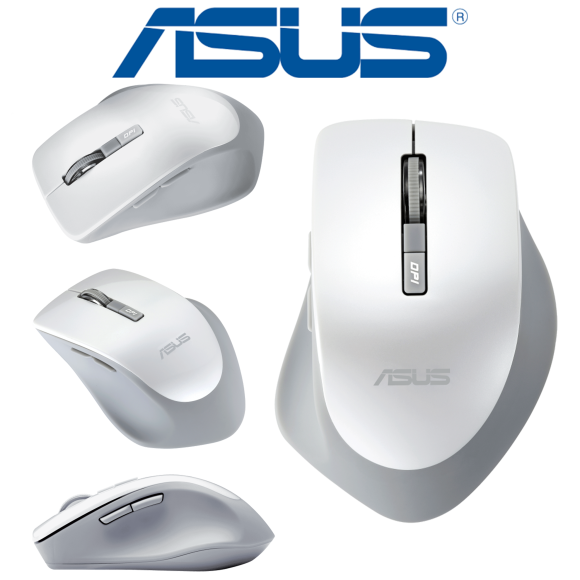 Mysz optyczna Asus WT425 1600 DPI - biała
