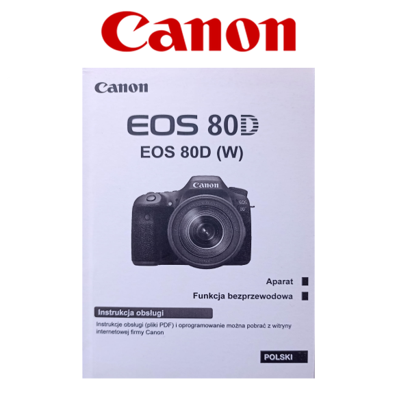Instrukcja obsługi PL do Canon 80D 