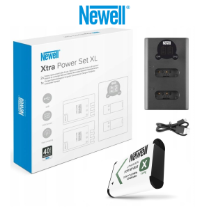 Zestaw ładowarka dwukanałowa Newell DL-USB-C + akumulator NP-BX1 do Sony