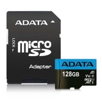 ADATA PREMIER MICROSDXC 128GB 100R/25W UHS-I CLASS 10 A1 V10 + ADAPTER