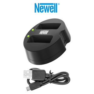 Ładowarka dwukanałowa Newell SDC-USB do akumulatorów DMW-BLC12 do Panasonic