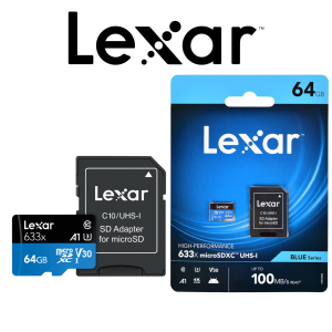 Karta pamięci Lexar microSDXC 64GB 633x UHS-I A1 