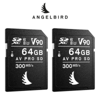 2 x Karty pamięci SDXC Angelbird Sony Alpha 7/9 64GB V90 W300/R280 2 PACK