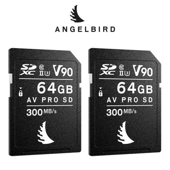 2 x Karty pamięci SDXC Angelbird Sony Alpha 7/9 64GB V90 W300/R280 2 PACK