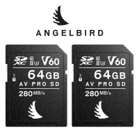 Karta Angelbird AV PRO SD 64GB V60 2 sztuki