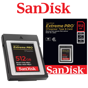 Karta pamięci SanDisk Extreme Pro CFexpress typu B 512GB