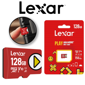 Karta pamięci microSDXC Lexar Play 128GB 150MB/s (LMSPLAY128G-BNNNG)
