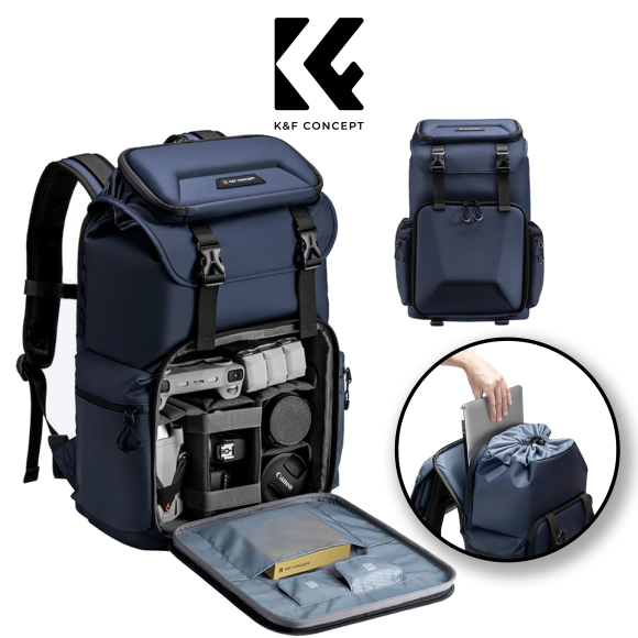 PLECAK FOTOGRAFICZNY K&F CONCEPT SHADOW BETA [GRANATOWY]