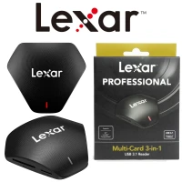 Czytnik kart Lexar Prof 3w1 USB 3.1 na microSD , SD i CF (na USB-A i C)