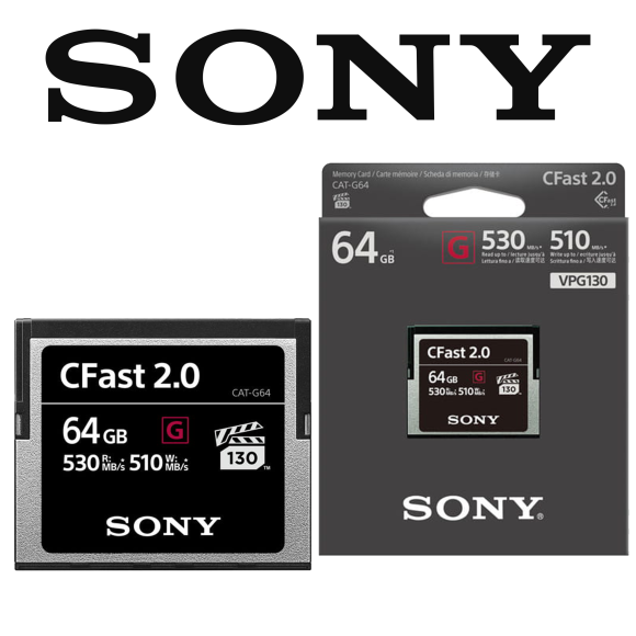 Karta pamięci Sony CFast 2.0 64GB 530MB/S