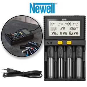 Ładowarka Newell Smart C4 Supra do akumulatorów NiMH Li-Ion