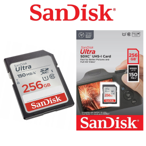 Karta pamięci SANDISK ULTRA SDXC 256GB 150MB/s U1 UHS DO LUSTRZANKI FULL HD