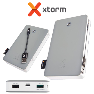 Powerbank Xtorm Discover 15000 mAh  + kabel usb C i micro usb  (XB202U)