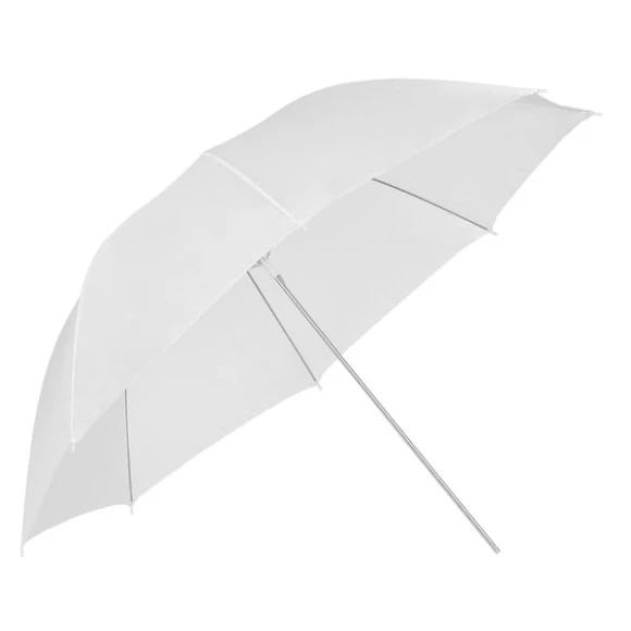 QUADRALITE Parasolka transparentna biała 81cm