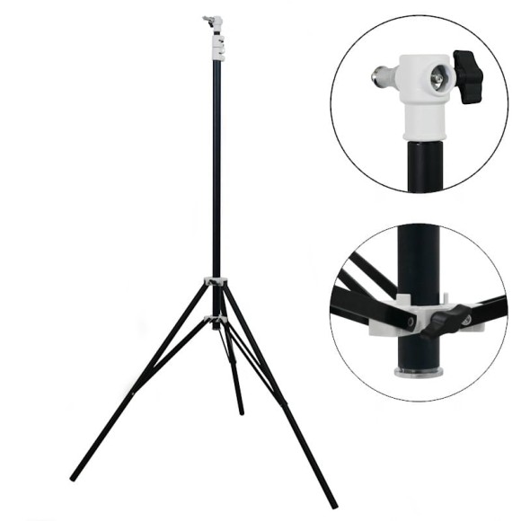 STATYW STUDYJNY OŚWIETLENIOWY PANDA 330CM / GŁOWICA 16MM / GWINT 1/4'' + 3/8''