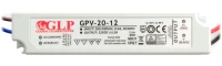 Zasilacz do taśm i pasków LED wodoodporny GPV-20-12 - 12V / 2A / 24W