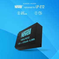 Zestaw ładowarka dwukanałowa Newell DL-USB-C  + akumulator LP-E12 do Canon