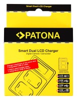 Ładowarka PATONA Smart Dual LCD USB PS-BLS1